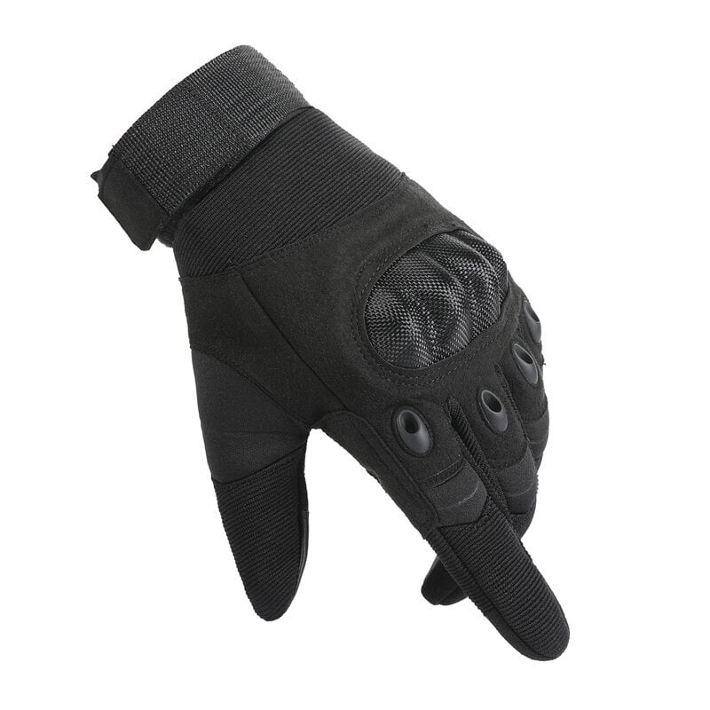 (XLFull Black) Kosketusnäyttö Army Military Tactical Gloves Miesten Naiset Paintball Airsoft Combat Motopyörä Kova Risteys Full Finger Sotilashanskat Moottoripyöräkäsineet hinta ja tiedot | Pyöräilyhanskat | hobbyhall.fi