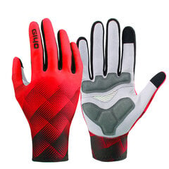 (LRed)Pyöräilyhanskat miehille Talvipyöräilyhanskat Full Finger Thermal Sports Hands for Motorcycle Dirt MTB Pyöräilyhanskat Pehmustetut moottoripyöräkäsineet hinta ja tiedot | Pyöräilyhanskat | hobbyhall.fi