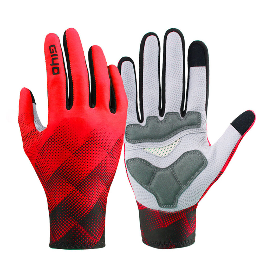 (LRed)Pyöräilyhanskat miehille Talvipyöräilyhanskat Full Finger Thermal Sports Hands for Motorcycle Dirt MTB Pyöräilyhanskat Pehmustetut moottoripyöräkäsineet hinta ja tiedot | Pyöräilyhanskat | hobbyhall.fi