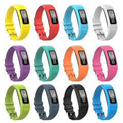 Garmin Vivofit 1/2 -ranneke, silikoni, älykellon ranneke, naarmuuntumaton, irrotettava - VÄRI: Musta hinta ja tiedot | Älykellojen ja aktiivisuusrannekkeiden lisätarvikkeet | hobbyhall.fi