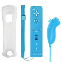 (vasen musta-Ilman motionplusia)2 in 1 Nintendo Wii -ohjainsarjalle Valinnainen Motion Plus Joystick -langaton kaukosäädinpeliohjain silikonikotelolla -videopeli hinta ja tiedot | Pelikonsolitarvikkeet | hobbyhall.fi