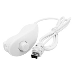 (VALKOINEN)Wii Wii U Nunchuk -peliohjaimelle Remote Gaming Gamepad -ohjaimen lisävarusteet hinta ja tiedot | Pelikonsolitarvikkeet | hobbyhall.fi