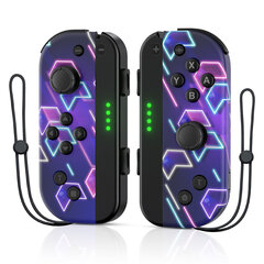 (suunta)Toimii täydellisesti Nintendo Switch/Oled/Lite For Joycons BT Controller W/ Turbo Vibration värikäs kuviollinen pelitarvikkeet hinta ja tiedot | Pelikonsolitarvikkeet | hobbyhall.fi