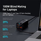 100 W GaN Charger Pöytäkoneen kannettavan tietokoneen pikalaturi 4 in 1 -sovitin iPhone 15 14 13 Pro Max -puhelinlaturiin Xiaomi Samsung hinta ja tiedot | Paristolaturit | hobbyhall.fi