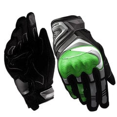 (XLX100-GN Gloves)Moottoripyöräkäsineet Hengittävät Motokäsineet Full Finger Suojaava kosketusnäyttö Guantes Racing Moto Motocross Outdoor Urheilukäsineet Moottoripyöräkäsineet hinta ja tiedot | Pyöräilyhanskat | hobbyhall.fi