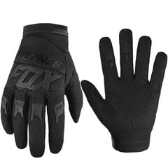 (XLAll-Black) Fox Adult Motocross Gloves Race Dirtpaw Bike Gloves BMX ATV Enduro Racing Off-Road Maastopyöräily Pyöräily Guantes Moottoripyörähanskat hinta ja tiedot | Pyöräilyhanskat | hobbyhall.fi