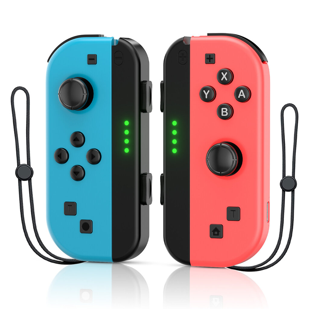 (sininen punainen)Toimii täydellisesti Nintendo Switch/Oled/Lite For Joycons BT Controller W/ Turbo Vibration värikäs kuviollinen pelitarvikkeet hinta ja tiedot | Pelikonsolitarvikkeet | hobbyhall.fi