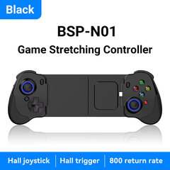 (Musta)BSP N01 Type-c kädessä pidettävä peliohjain Hall laukaisuohjain joystick langallinen liitäntä Android/ios/pilvipelien suoratoistojoystickille hinta ja tiedot | Pelikonsolitarvikkeet | hobbyhall.fi