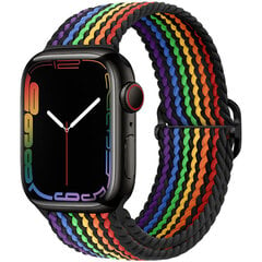 Sopii Apple Watch -rannekkeeseen AppleWatch1234567se Watch Band Nylon Woven Private Model iwatch7 Watch Band (38/40/41mm) hinta ja tiedot | Älykellojen ja aktiivisuusrannekkeiden lisätarvikkeet | hobbyhall.fi