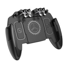 (M10 ei tuuletinta)6 Fingers Gamepad Matkapuhelimen ammuntapelipainikkeen laukaisupeliohjain jäähdytystuulettimella PUBG-peliohjaimen joystickille hinta ja tiedot | Pelikonsolitarvikkeet | hobbyhall.fi