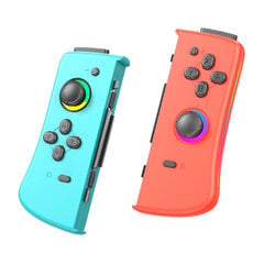 (Punainen Sininen)Nintendo Switch Controller for Joycon L/R Wireless Game Controller Vasen oikea peliohjain NS Switch/Switch OLED/Lite hinta ja tiedot | Pelikonsolitarvikkeet | hobbyhall.fi