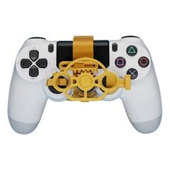 (Kulta)Gaming Racing Wheel -miniohjattu peliohjain Sony Playstation PS4 3D-tulostetuille lisävarusteille hinta ja tiedot | Pelikonsolitarvikkeet | hobbyhall.fi