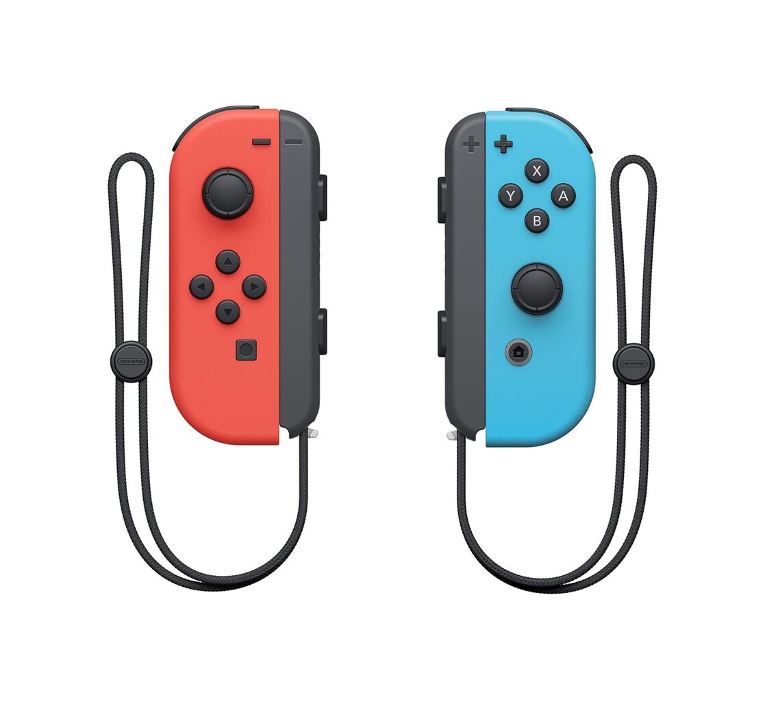 Nintendo Joy-Con (L/R) – Neon Red/Neon Blue hinta ja tiedot | Ohjain- ja laajennuskortit | hobbyhall.fi