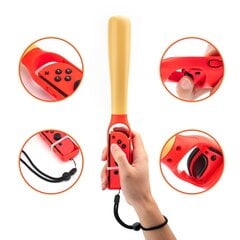 Baseballmailan kahvakahva, pesäpallomailapelitarvikkeet, yhteensopiva Nintendo Switch OLEDin kanssa (2 kpl) hinta ja tiedot | Pelikonsolitarvikkeet | hobbyhall.fi