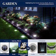 Solar Deck Lights Outdoor12 kpl aurinkolamppuja hinta ja tiedot | Puutarha- ja ulkovalot | hobbyhall.fi