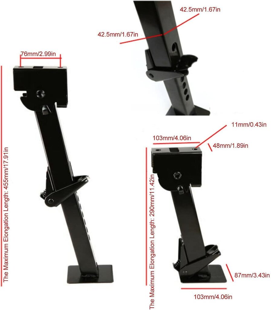 Stabilisaattorit – 1000 lbs:n nostokapasiteetti, kulutusta kestävä kääntötuki matkailuautoille hinta ja tiedot | Koteloiden lisätarvikkeet | hobbyhall.fi