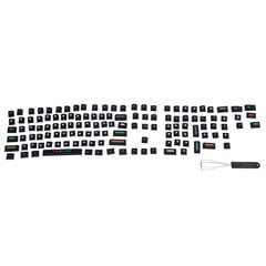 Dot Keycap Dye Sublimation Mechanical Keyboard, joka on yhteensopiva 61/64/68/87/96/104/108 Black kanssa hinta ja tiedot | Kannettavien tietokoneiden lisätarvikkeet | hobbyhall.fi