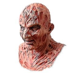 Freddy Krueger Latex Mask - Realistinen aikuisten pelottava Cosplay-kelpoisuus karnevaalijuhliin hinta ja tiedot | Naamiaisasut | hobbyhall.fi