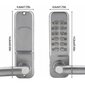 Vedenpitävä mekaaninen koodilukko, 1-11 numeroinen koodiyhdistelmä Turvallisuus Salasanakoodattu lukko Keyless Me hinta ja tiedot | Lukot | hobbyhall.fi