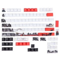 PBT Keycaps 110 Key Englanti tyyli sarjakuvaanimaatioelementeillä Universal PC Gaming KeyboardGokulle hinta ja tiedot | Kannettavien tietokoneiden lisätarvikkeet | hobbyhall.fi