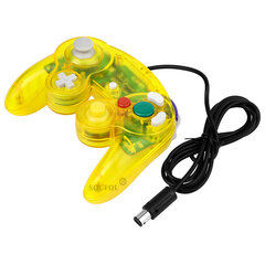 (Läpinäkyvä keltainen)Läpinäkyvä värillinen langallinen peliohjain GameCube NGC -peliohjaimelle Yhden painikkeen langallinen peliohjain NGC:lle hinta ja tiedot | Pelikonsolitarvikkeet | hobbyhall.fi