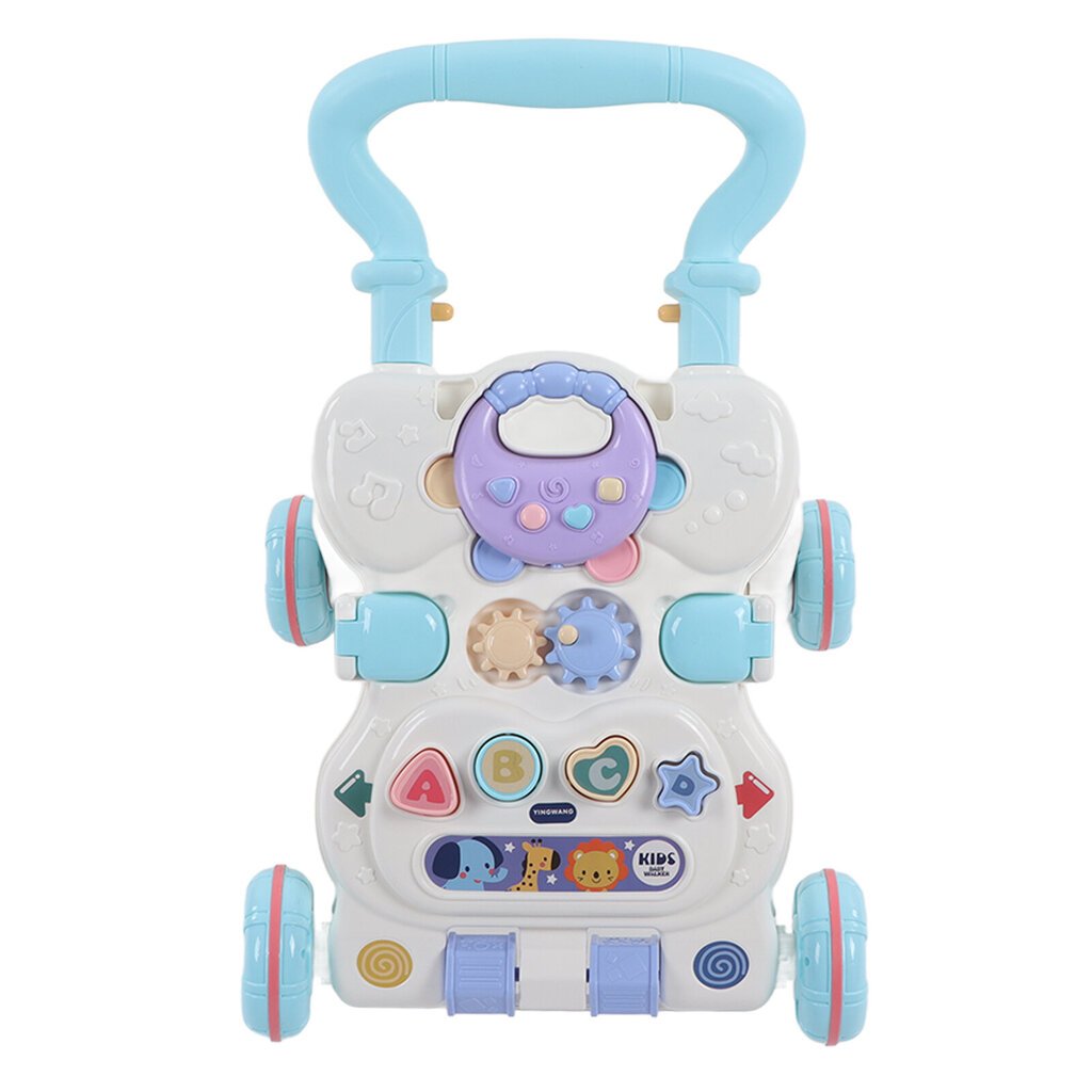 Baby Walker mukava kahva Nopeudensäätöpyörät Kaatumisen esto Taaperoiden seisomakävelyn oppimistyökalu Sininen hinta ja tiedot | Kävelytuolit | hobbyhall.fi