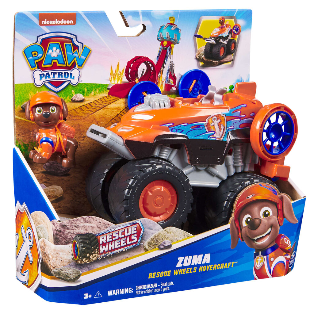 Paw Patrol pelastusrenkaiden ajoneuvo + Zuma hahmo hinta ja tiedot | Poikien lelut | hobbyhall.fi