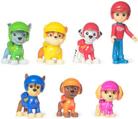 Paw Patrol 7in1 Rescue Wheels figuurisarja Ryder ja pennut hinta ja tiedot | Tyttöjen lelut | hobbyhall.fi