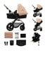 Kinderkraft monitoimivaunut MOOV 2 4IN1 Sand Beige AIR WHEELS hinta ja tiedot | Vaunut ja rattaat | hobbyhall.fi