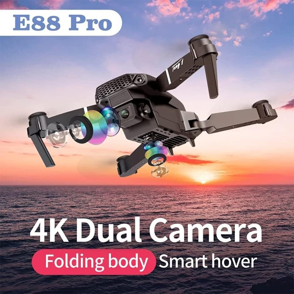 ULEEN E88 Drone, 4k-kamera, 3D Flip hinta ja tiedot | Dronet | hobbyhall.fi