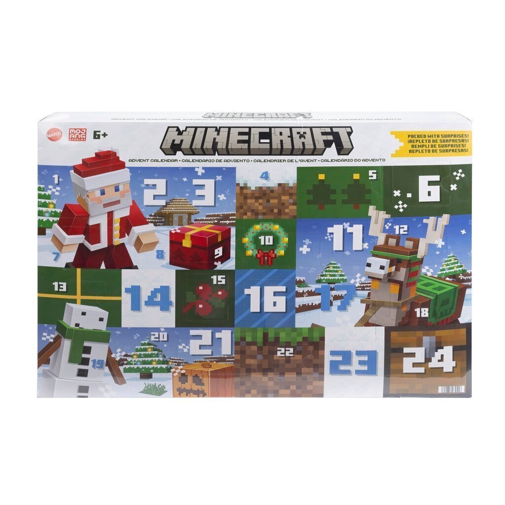 Adventtikalenteri MINECRAFT:lle hinta ja tiedot | Poikien lelut | hobbyhall.fi