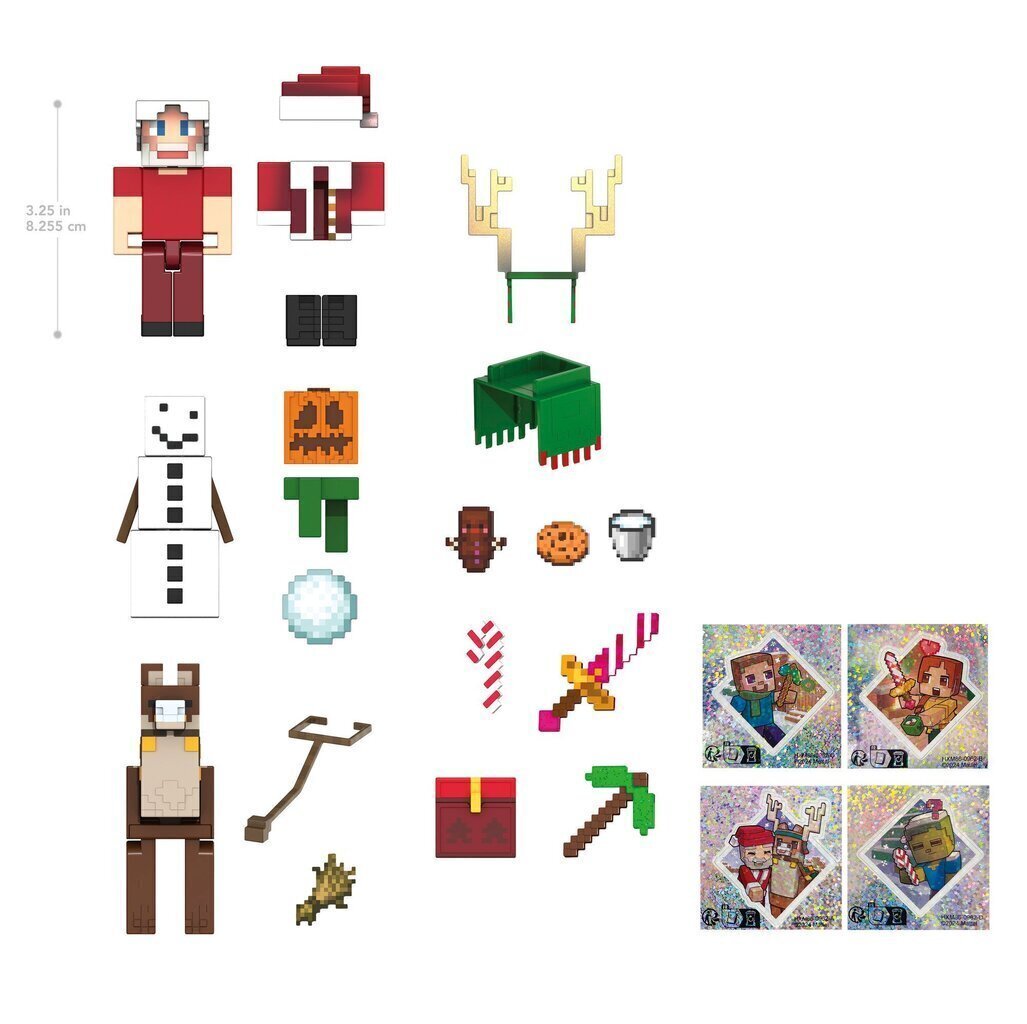 Adventtikalenteri MINECRAFT:lle hinta ja tiedot | Poikien lelut | hobbyhall.fi