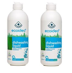 Ekologinen astianpesutuote KVADRO ECOIDEA, 520ml 2 kpl hinta ja tiedot | Astianpesuaineet | hobbyhall.fi