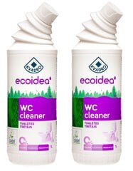 Ekologinen wc-puhdistusaine KVADRO ECOIDEA 1L 2 kpl hinta ja tiedot | Puhdistusaineet | hobbyhall.fi