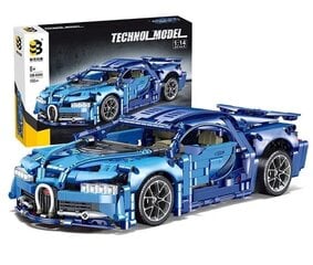 Rakentaja, kuten Lego Technic. Technocar Bugatti Chiron hinta ja tiedot | LEGOT ja rakennuslelut | hobbyhall.fi