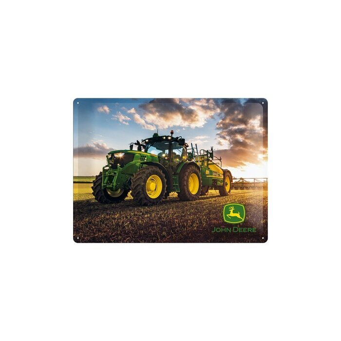 Metallilevy 30x40 cm / John Deere Photo Model 6150 R hinta ja tiedot | Puutarhakoristeet | hobbyhall.fi