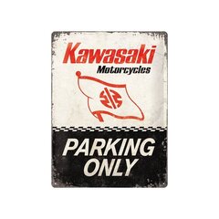 Kyltti 30x40cm / Kawasaki Parking only hinta ja tiedot | Puutarhakoristeet | hobbyhall.fi