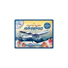 Kyltti 30x40cm / Pan Am - New Adventures hinta ja tiedot | Puutarhakoristeet | hobbyhall.fi