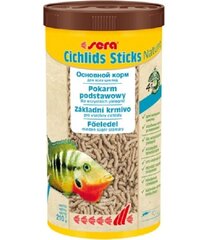 Kalaruoka Sera Cichlids Sticks, 1000 ml hinta ja tiedot | Kalanruoka | hobbyhall.fi