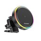 Rgb magneettinen autopuhelinteline ja 15w langaton laturi iPhone 14/13 Pro Max, Samsung-laitteille hinta ja tiedot | Puhelintelineet | hobbyhall.fi