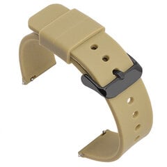 (Khaki B)SilikonihihnaQuick Release Ranneke Samsung Watch 4 Classic 42/46/40/44 Active 2 Huami Huawei Gt 2 -rannekkeille hinta ja tiedot | Älykellojen ja aktiivisuusrannekkeiden lisätarvikkeet | hobbyhall.fi