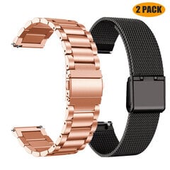 (22 MMPackage 5) Ruostumattomasta teräksestä valmistettu ranneke Xiaomi Mi Watchille Color Ranneke Metalli 22 mm pikakiinnitysrannekoru Amazfit Pace Stratos 3 2 2s Gtr 47mm - Kellon rannekkeet hinta ja tiedot | Älykellojen ja aktiivisuusrannekkeiden lisätarvikkeet | hobbyhall.fi