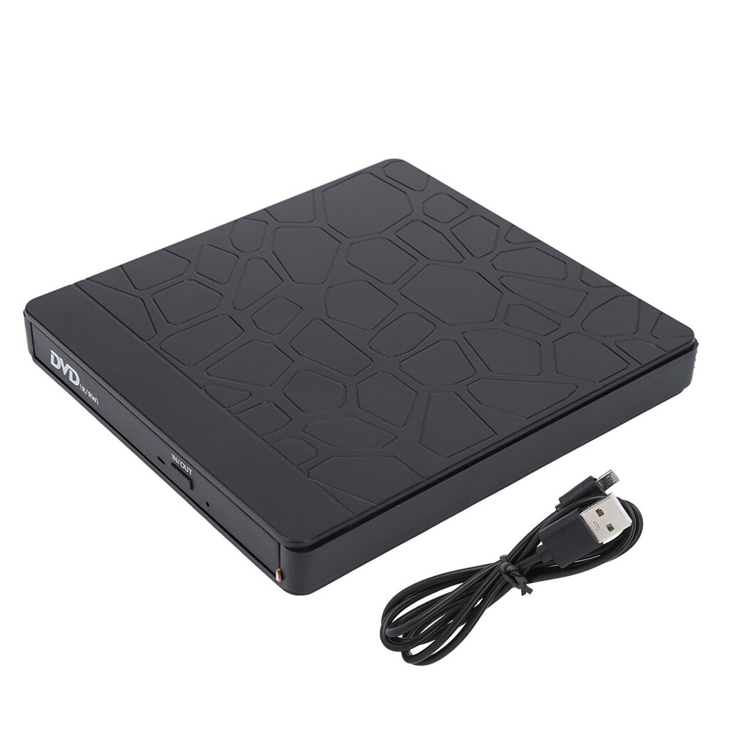 Ulkoinen CD-DVD-asema Kivikuvio Kannettava USB TYPE C Optinen asema Sisäänrakennettu kortti CD-poltin DVD-soitin kannettavalle tietokoneelle hinta ja tiedot | Muistitikut | hobbyhall.fi