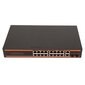 20 portin Gigabit PoE-kytkin 52V 300W 16 1000M POE-portti 2 1000M SFP-portit 2 1000M Uplink-portit Gigabit PoE-kytkin EU-pistoke 100?240V hinta ja tiedot | Verkkokytkimet | hobbyhall.fi