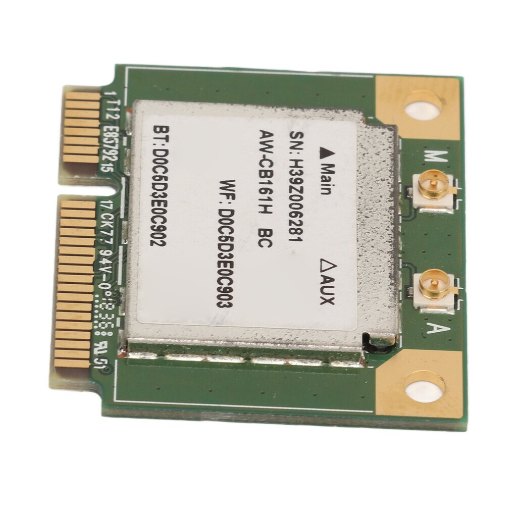 Mini PCIE -verkkokortti 433 Mbps Bluetooth 4.0 2.4G 5G Dual Band WiFi Mini PCIE Langaton verkkokorttisovitin Windows 7 8 10 hinta ja tiedot | Web-kamerat | hobbyhall.fi