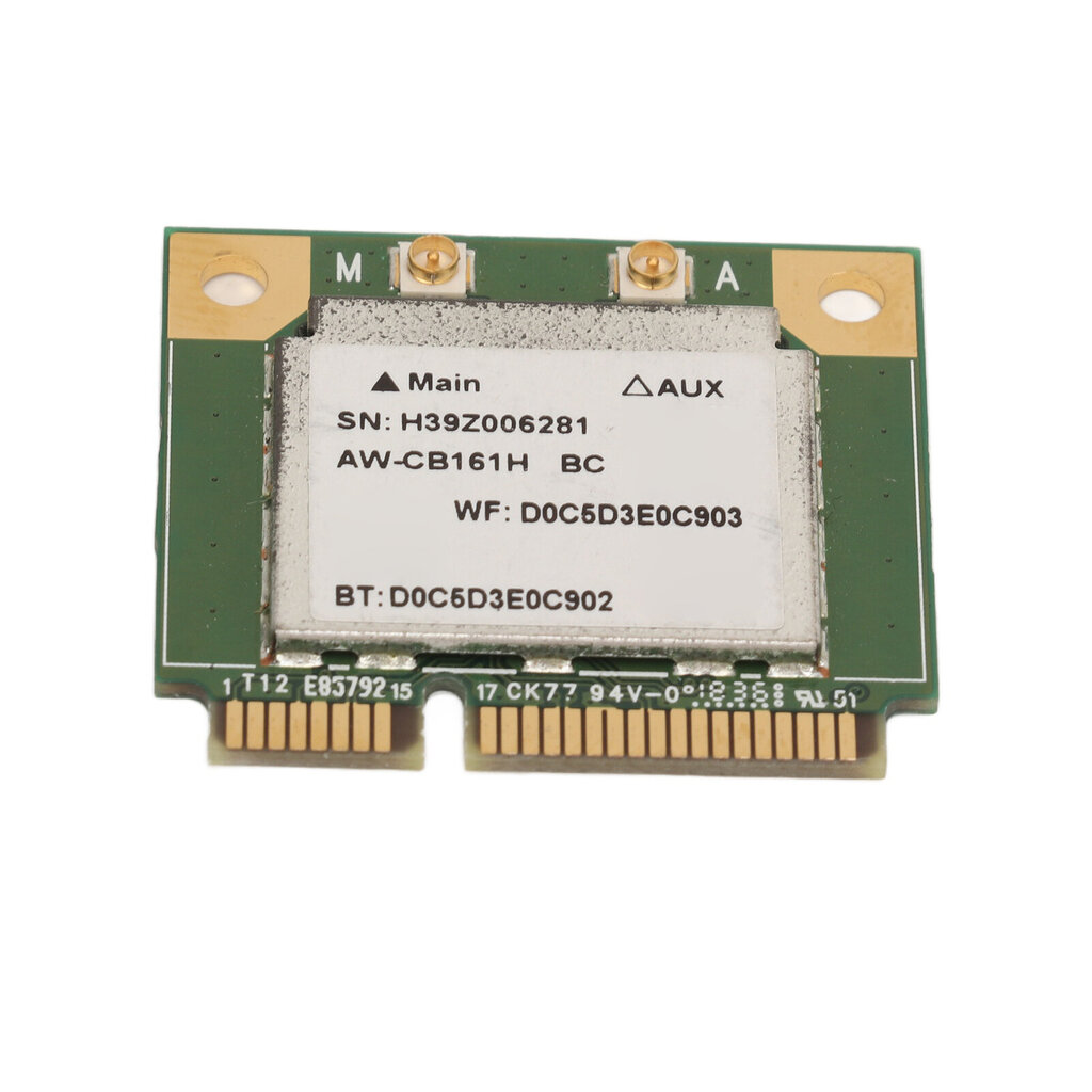 Mini PCIE -verkkokortti 433 Mbps Bluetooth 4.0 2.4G 5G Dual Band WiFi Mini PCIE Langaton verkkokorttisovitin Windows 7 8 10 hinta ja tiedot | Web-kamerat | hobbyhall.fi