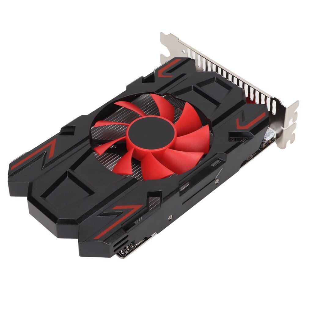 Grafiikkakortti 650 MHz ydintaajuus 1 Gt 128 bitin DDR5 Low Noise Fan 480 Stream Prosessori GPU Graphics Card hinta ja tiedot | Koteloiden lisätarvikkeet | hobbyhall.fi