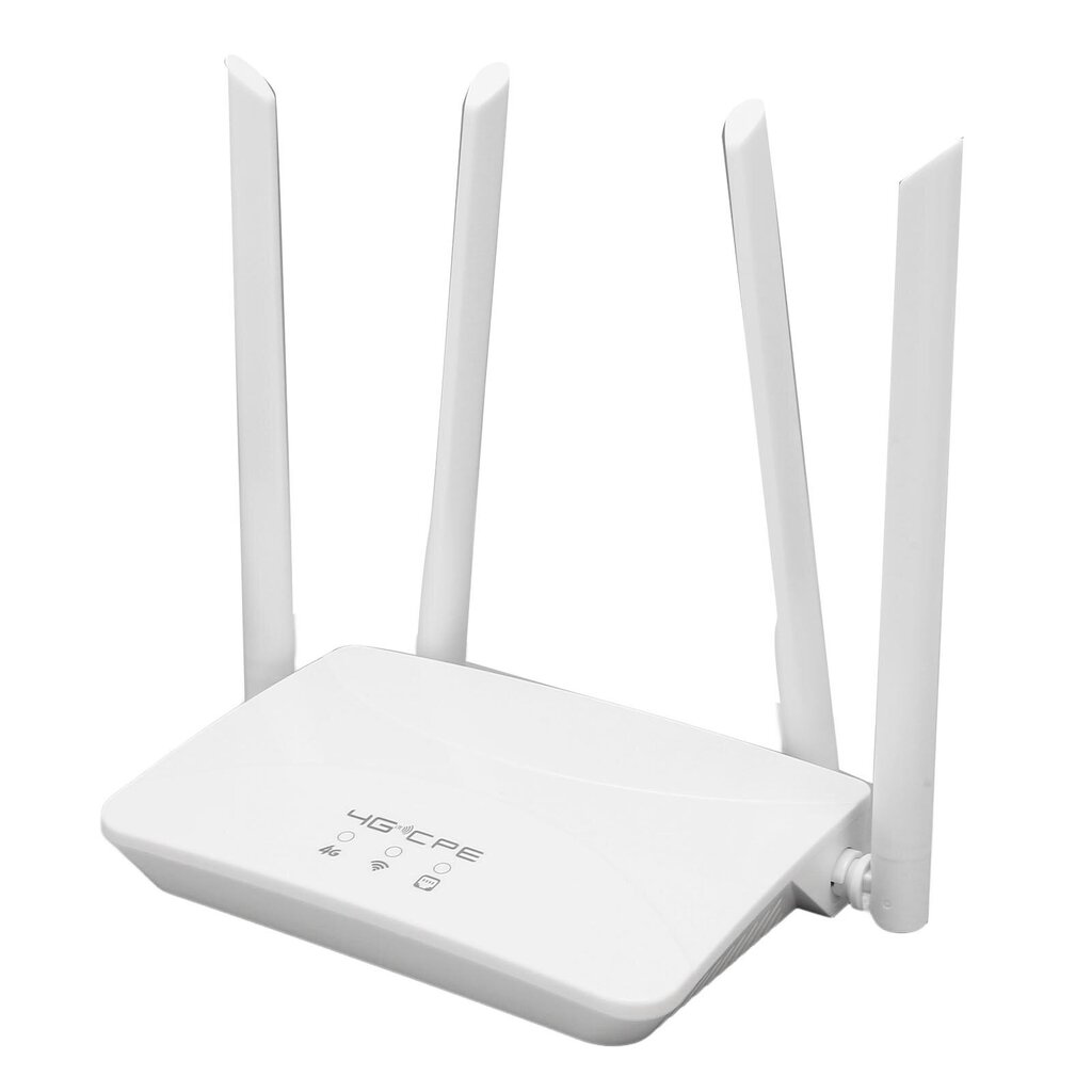 4G LTE-reititin 300 Mbps 4 High Gain Antenni Mobile Hotspot Langaton WiFi-reititin SIM-korttipaikalla Eurooppaan Aasia 100?240V EU-pistoke hinta ja tiedot | Web-kamerat | hobbyhall.fi