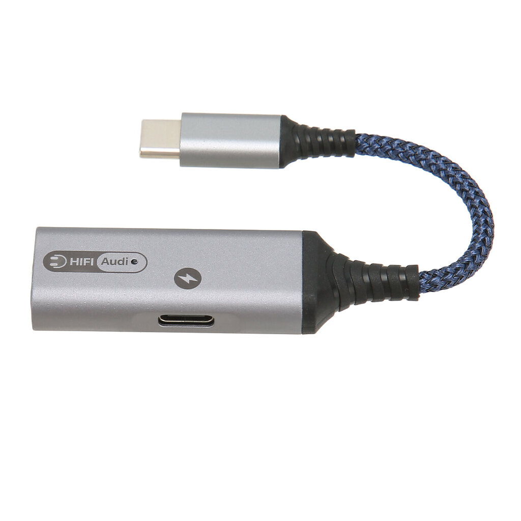 USB C - 3,5 mm kuuloke- ja laturisovitin 2 in 1 Type C - Aux Audio -liitäntä ja PD 60 W:n pikalatausjakajakaapeli hinta ja tiedot | Puhelimen laturit | hobbyhall.fi