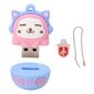 Sarjakuva Flash-asema PVC USB2.0 Cat Pattern Plug and Play Iskunkestävä U-levy puhelimelle Kannettava tietokone Pinkki Sininen 128g hinta ja tiedot | Muistitikut | hobbyhall.fi